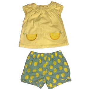 Toddler girl short set